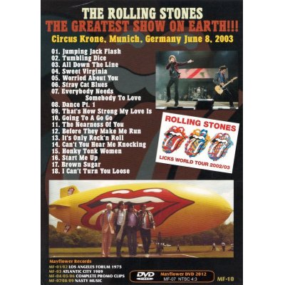 画像3: THE ROLLING STONES / THE GREATEST SHOW ON EARTH 【DVD】 