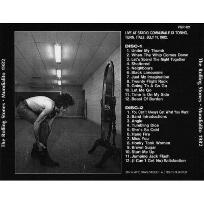 画像2: VGP-121 THE ROLLING STONES / MUNDIALITO 1982 