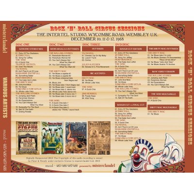 画像2: THE ROLLING STONES / ROCK AND ROLL CIRCUS SESSIONS 3CD+DVD