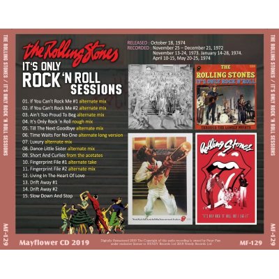 画像2: THE ROLLING STONES / IT'S ONLY ROCK N ROLL SESSIONS CD