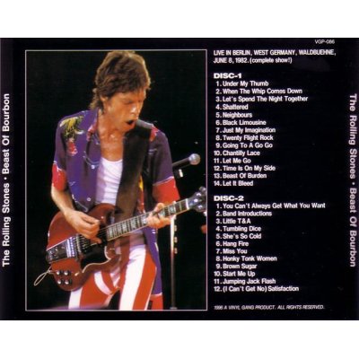 画像2: VGP-086 THE ROLLING STONES / BEAST OF BOURBON 2CD