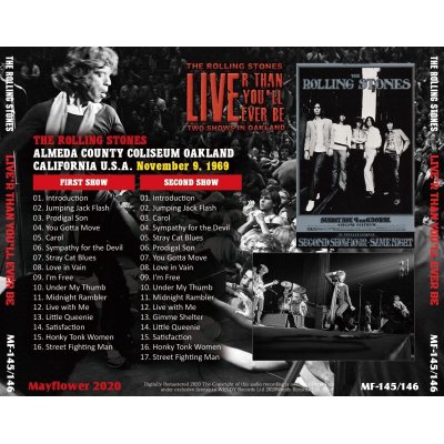 画像2: THE ROLLING STONES 1969 LIVE'R THAN YOU'LL EVER BE 2CD