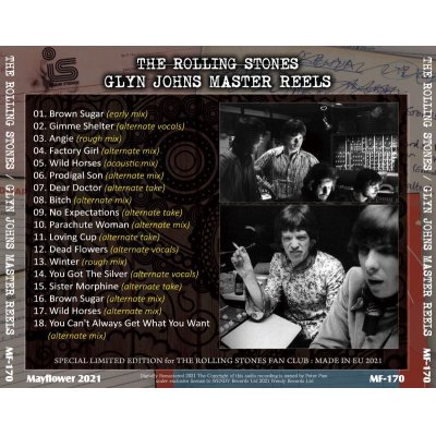 画像2: THE ROLLING STONES GLYN JOHNS MASTER REELS CD