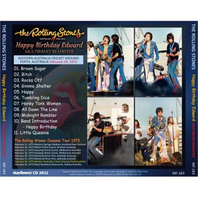 画像2: THE ROLLING STONES 1973 HAPPY BIRTHDAY EDWARD MULTIBAND REMASTER CD