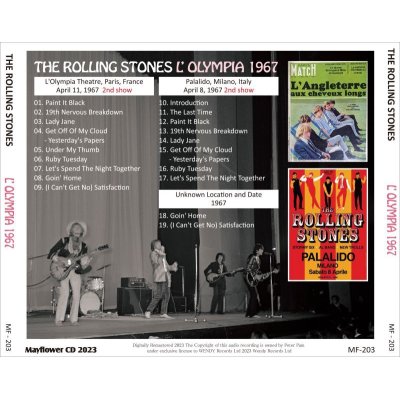 画像2: THE ROLLING STONES 1967 L'OLYMPIA CD