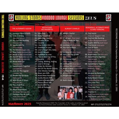 画像2: THE ROLLING STONES VOODOO LOUNGE SESSIONS ZEUS 5CD