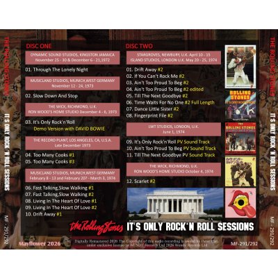 画像2: THE ROLLING STONES IT'S ONLY ROCK 'N ROLL SESSIONS 2CD
