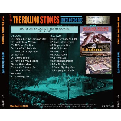 画像2: THE ROLLING STONES 1975 BIRTH OF THE HOT 2CD