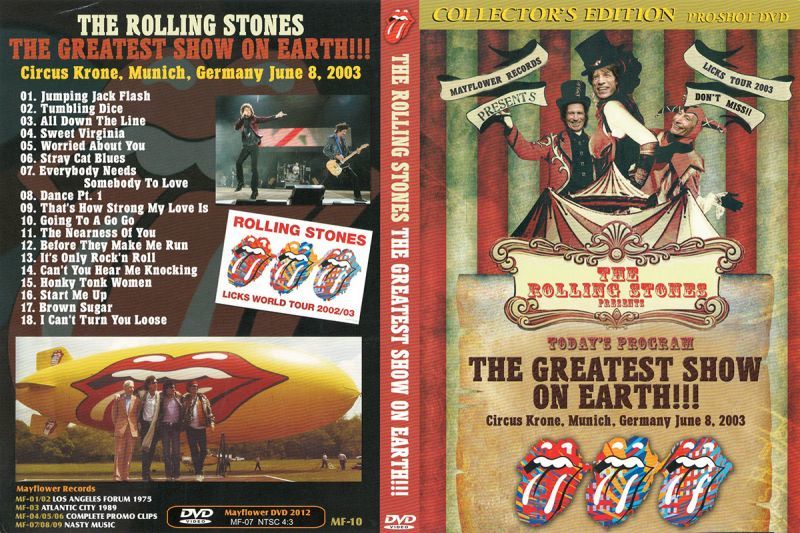 THE ROLLING STONES / THE GREATEST SHOW ON EARTH 【DVD】 