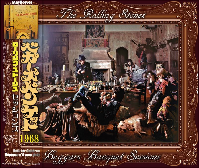 THE ROLLING STONES BEGGARS BANQUET SESSIONS 4CD