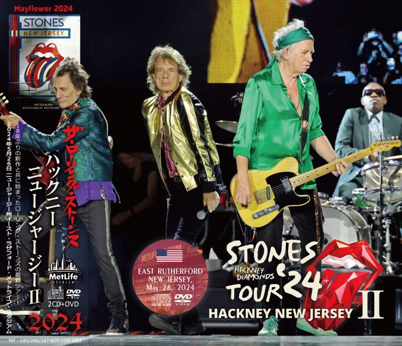 THE ROLLING STONES 2024 HACKNEY NEW JERSEY II 2CD+DVD