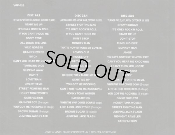 画像2: VGP-326 THE ROLLING STONES / HOT LICKS  (2)