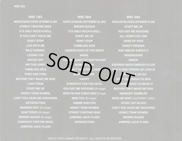 画像2: VGP-323 THE ROLLING STONES / SO GLAD TO BE NEW YORK CITY (2)