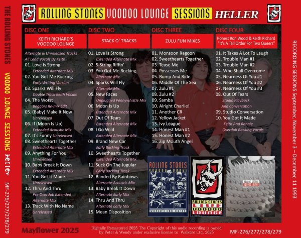 画像2: THE ROLLING STONES VOODOO LOUNGE SESSIONS HELLER 5CD (2)