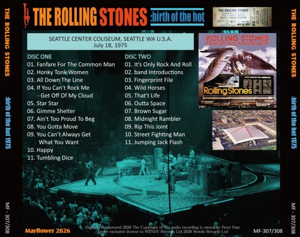 画像2: THE ROLLING STONES 1975 BIRTH OF THE HOT 2CD (2)