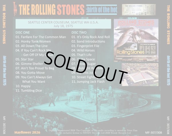 画像2: THE ROLLING STONES 1975 BIRTH OF THE HOT 2CD (2)